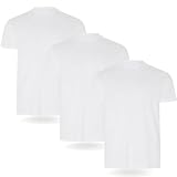FM London Pack de 3/5 Camisetas Ricas en Algodón para Hombre, Entalladas