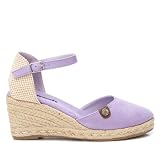 REFRESH - Sandalias con Cuña Mujer Lila - Calzado Cómodo y Versátil - Moda casual - Modelo 17188205 (Talla 38)