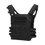 Chaleco táctico, ligero para caza, portador de pecho, chalecos, portaplacas, Airsoft, paintball, suéter, tirantes, nylon, ropa, chalecos utilitarios, al aire libre, para hombre