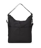 KCB Bolso Mochila Dual | Convertible | 100% Vegano | Color Negro | Versátil y Práctico | Múltiples Bolsillos con Cremallera | Material Resistente | Asas Ajustables