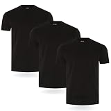 FM London Pack de 3/5 Camisetas Ricas en Algodón para Hombre, Entalladas