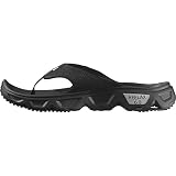 Salomon Reelax Break 6.0 Sandalias Hombre Verano con Entresuela y Plantilla EVA, Ligeras, Cómodas, Suaves y sin Custuras, Confort pies, Black, 46