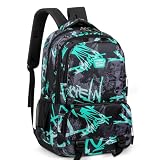 Auirshiky Mochila Escolar Claro Impermeable, Mochilas Juveniles para Adolescentes Niñas (A) (A)